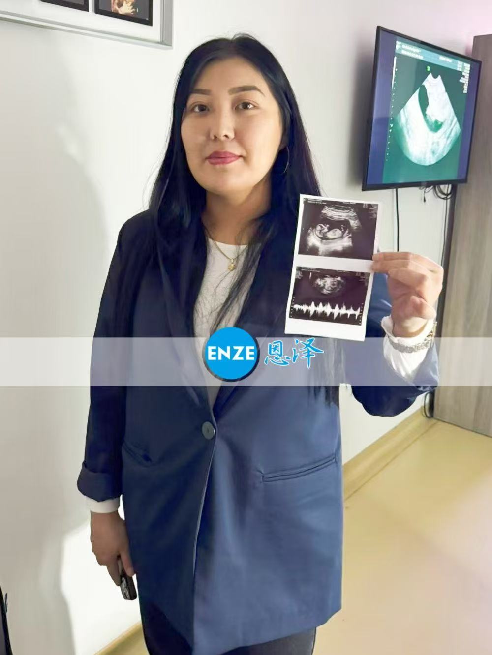 格鲁吉亚试管婴儿助孕爱心使者12周产检通过，平稳度过风险期