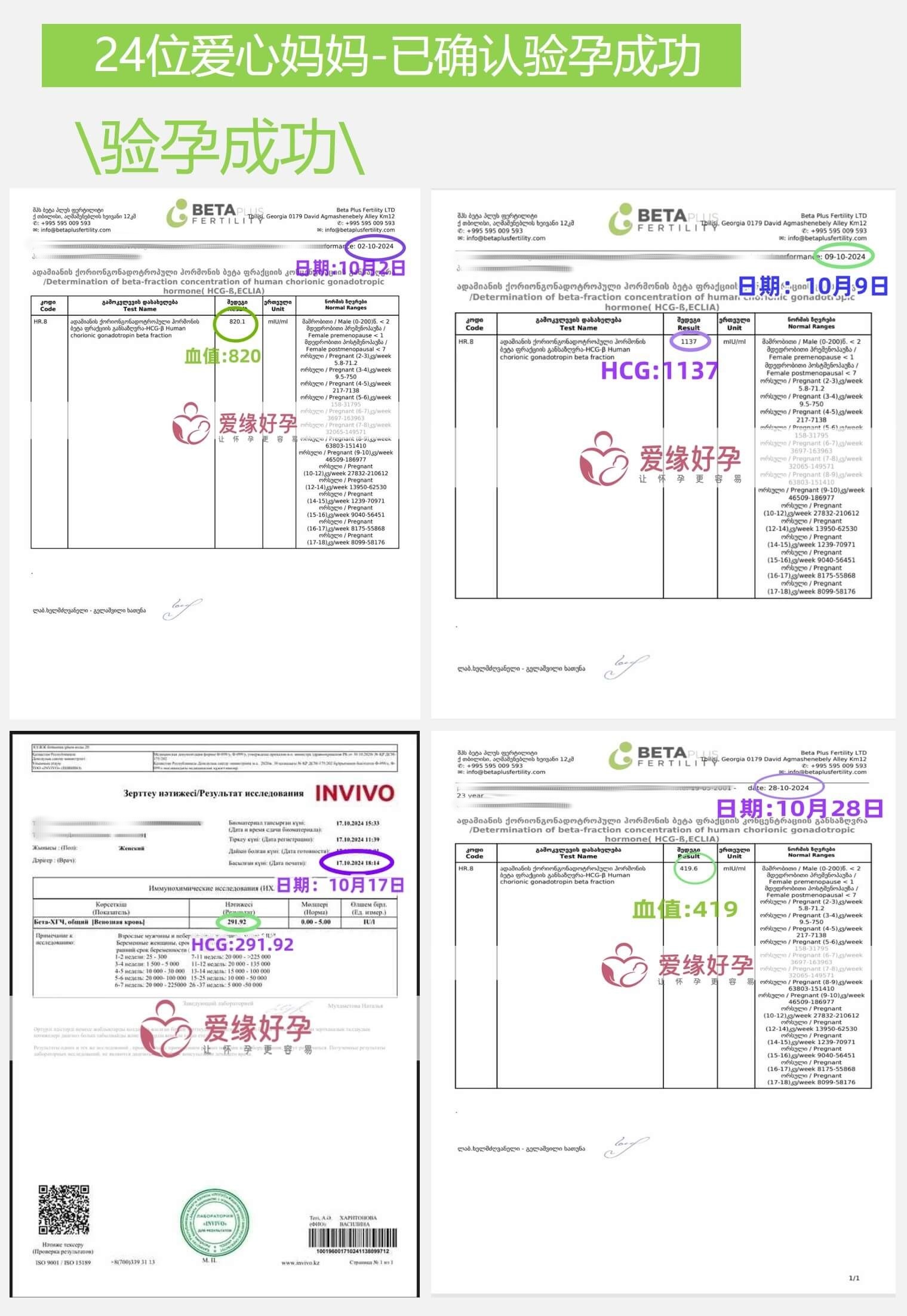 好孕简报 | 2024年10月宝宝汇总