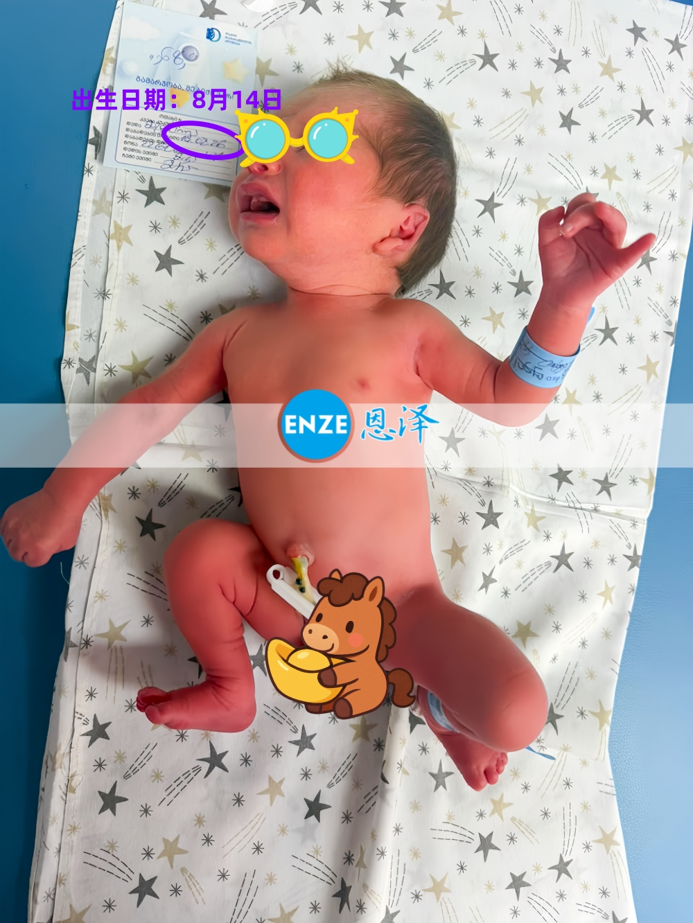 恩泽格鲁吉亚试管婴儿助孕宝宝顺利出生